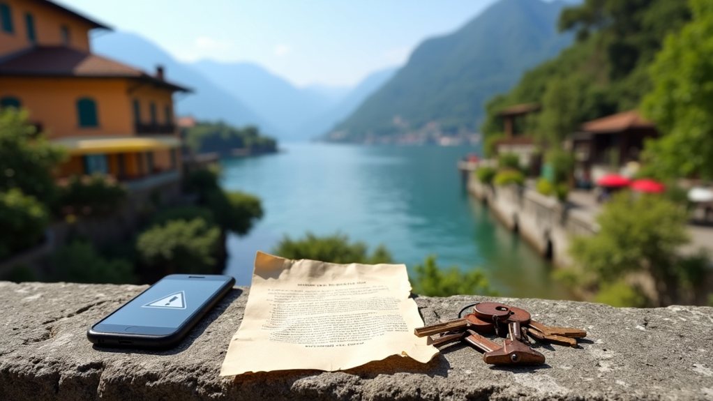 avoid lake como scams