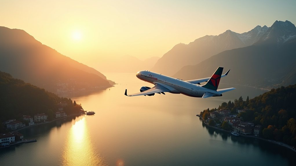 lake como flight connections enhanced