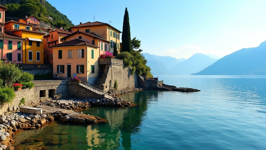 expats exploring lake como