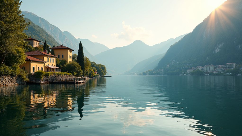 living by lake como